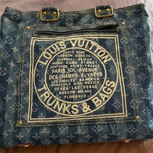 Blue Denim MonoTrunks & Bags Tote